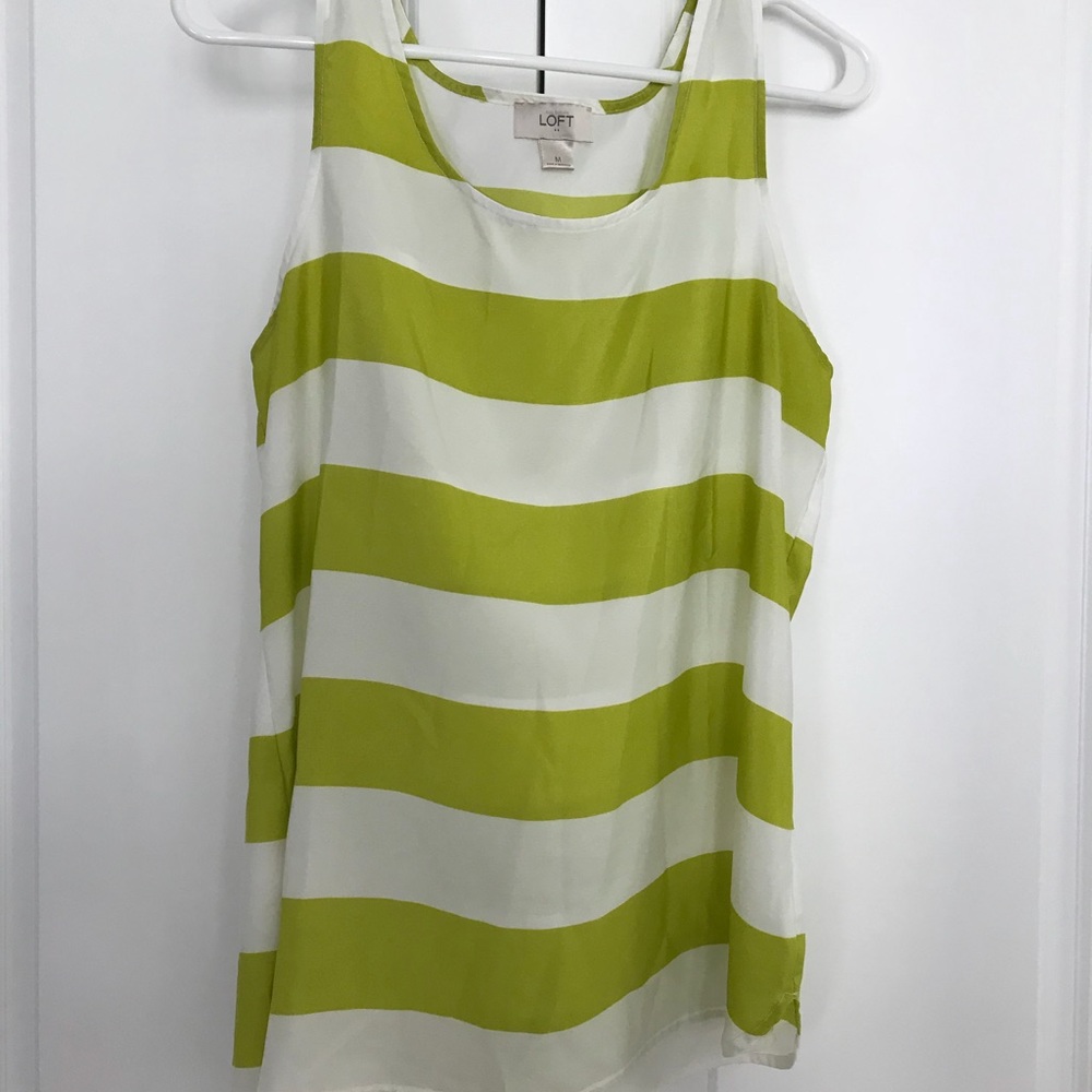 Loft Chartreuse Tank